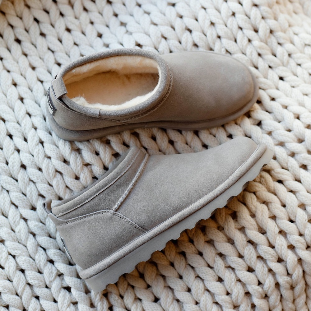 BearPaw Super Shorty Mushroom Booties 7 NEW